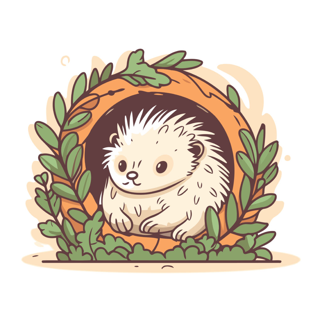 Hedgehog nest